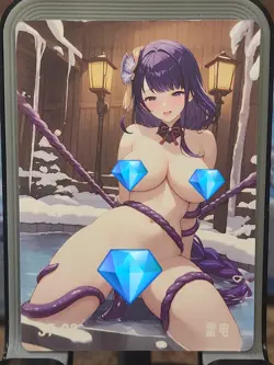 Raiden Shogun Pond Of Squirting Card Anime Goddess Story Waifu ST ST-02 - Image 1