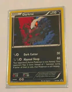 Darkrai Holo Promo XY194 Black Star Pokemon Card 2017 MP - Image 1