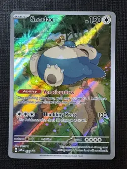 Pokemon TCG Snorlax SVP051 Promo Card Near Mint Condition - Image 1