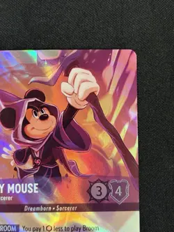 Mickey Mouse Wayward Sorcerer Enchanted 208/204 Disney's Lorcana Card - Image 3