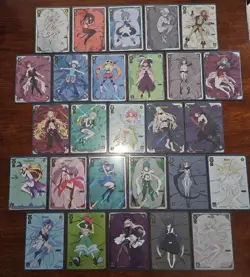 Lot of 57 English Wixoss Foil Promo cards from various sets, excellent condition - Image 1