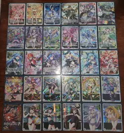 Lot of 57 English Wixoss Foil Promo cards from various sets, excellent condition - Image 2