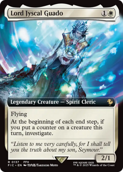 Lord Jyscal Guado (Extended Art) FOIL Final Fantasy Commander NM CARD ABUGames - Image 1