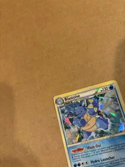 Blastoise 13/95 Pokemon Card TCG HG&SS Unleashed Cracked Ice Holo Rare LP - Image 3