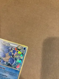 Blastoise 13/95 Pokemon Card TCG HG&SS Unleashed Cracked Ice Holo Rare LP - Image 4