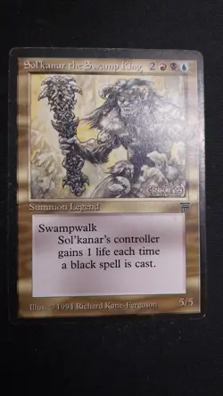 Sol'kanar the Swamp King PL MTG magic Legends A1 - Image 1