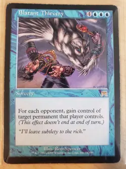 1x MTG Blatant Thievery Onslaught 071/350 Regular Rare Fast Shipping - Image 1