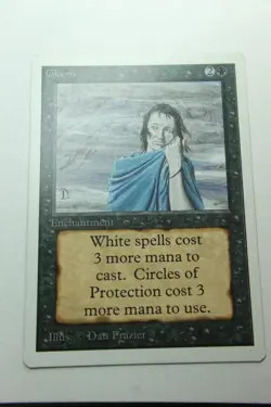 MTG Gloom x1- -Unlimited Edition-Lightly Played - Image 1