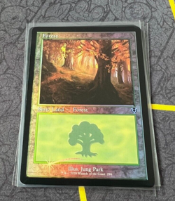 MTG FOIL Forest (296) (Retro Frame) - Innistrad Remastered (INR) NM - Image 1