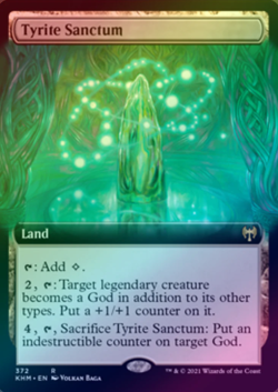 Tyrite Sanctum - Extended Art - FOIL - NM MTG KHM - Kaldheim 372 - Image 1