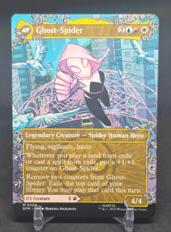MTG Spider-Man Borderless Gwen Stacy / Ghost-Spider M #0209 Regular - Image 1