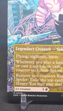 MTG Spider-Man Borderless Gwen Stacy / Ghost-Spider M #0209 Regular - Image 2