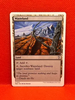 MTG Wasteland(White Border) Mystery Booster 2 Regular - Image 1
