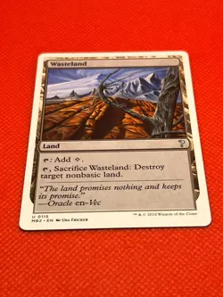 MTG Wasteland(White Border) Mystery Booster 2 Regular - Image 2
