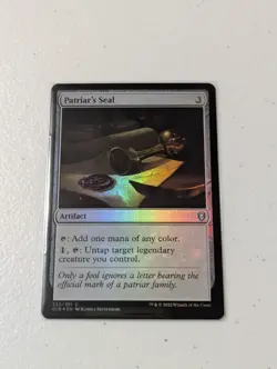 MTG Patriar's Seal - Foil - Commander Legends: Battle for Baldur's Gate NM - Image 1