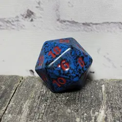 MTG D20 Spindown 20 Sided Life Counter Dragon's Maze Blue Red DGM Izzet Die - Image 2