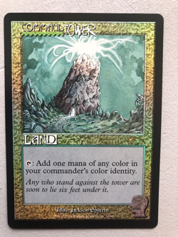 Mtg Carte Magic Secret Lair Brain Dead Command Tower English FOIL NM - Image 1