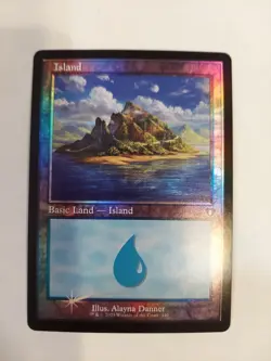 Commander Masters Island Foil NM-M Magic the Gathering! - Image 1