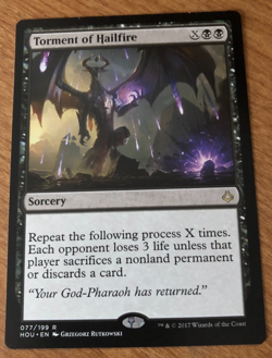Torment of Hailfire MTG NM- Hour of Devastation - Image 1