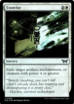 MTG Exorcise Foil NM Duskmourn: House of Horror Magic 8 - Image 1