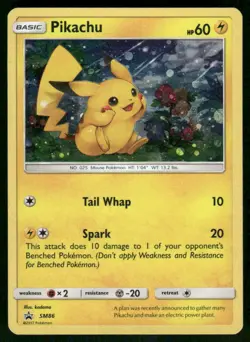 Pikachu - (General Mills Promo) SM86 Promo Holo NM Pokemon Miscellaneous Cards & - Image 1