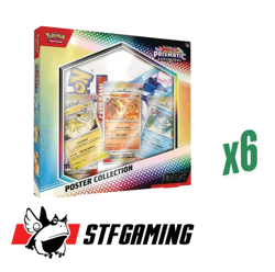Pokemon SV PRISMATIC EVOLUTIONS Poster Collection OPEN Display Case of 6 Boxes - Image 1