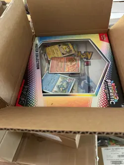 Pokemon SV PRISMATIC EVOLUTIONS Poster Collection OPEN Display Case of 6 Boxes - Image 2