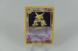 Pokemon TCG Alakazam Base Set 1/102 Holo LP Great Shape - Image 1