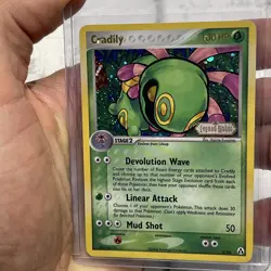 Pokemon Cradily 3/92 Reverse Holo Stamped Ex Legend Maker Pokemon NM Rare 2006 - Image 1