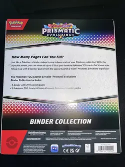 Prismatic Evolutions Binder Collection NEW FACTORY SEALED Pokemon TCG - Image 3