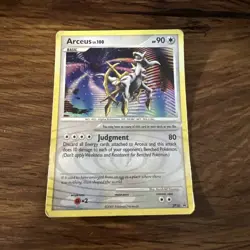 Arceus DP50 2009 Pokemon Black Star Promo Holo MP - Image 3