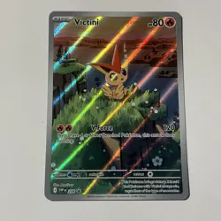 2025 Pokemon - Victini - Scarlet & Violet - Black Star Promo #208 - NM - Image 3