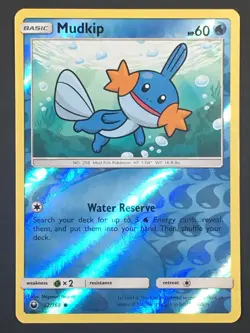 Pokemon TCG Mudkip (32) Common SM - Celestial Storm 32/168 Reverse Holo NM - Image 1