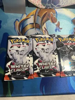 Lot Of 4 - Pokemon: Scarlet and Violet Black Bolt White Flare Booster Packs - Image 2