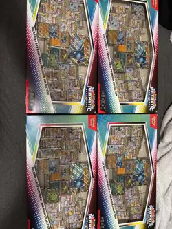 Pokemon Prismatic Evolution Lucario Ex Tyranitar Ex Premium Collection 4 total - Image 1