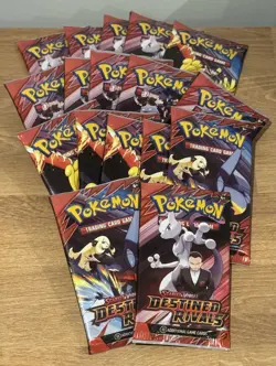 Pokemon TCG Destined Rivals Booster Packs X17 New And Sealed ✅ In hand ✅ - Image 1