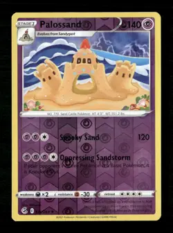 Palossand Reverse Holo Rare SWSH08: Fusion Strike 126/264 LP Pokemon LP - Image 1