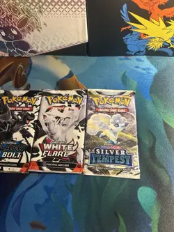 Lot of 5 Pokemon TCG - Scarlet and Violet And Sword & Shield Booster Packs - Image 3