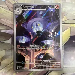 2025 Pokemon WHT EN White Flare Lampent Illustration Rare #102/086 - Image 2