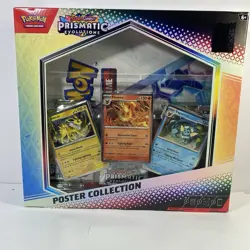 Pokemon TCG Scarlet and Violet Prismatic Evolution Poster Collection New Sealed - Image 2