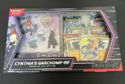 Pokemon TCG Cynthia's Garchomp ex Premium Collection Box Sealed New - Image 1