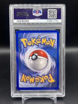 2001 Pokemon Neo Discovery Houndoom Holo 4/75 Unlimited PSA 7 NM SWIRL English - Image 2