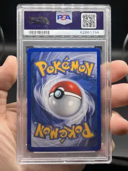 2001 Pokemon Neo Discovery Houndoom Holo 4/75 Unlimited PSA 7 NM SWIRL English - Image 4