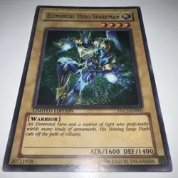 Elemental HERO Sparkman EHC2-EN001 Elemental Hero Collection 2 Limited Edition - Image 1