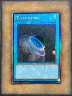 Yugioh Terraforming RA04-EN084 Prismatic Ultimate Rare 1st Ed NM - Image 1