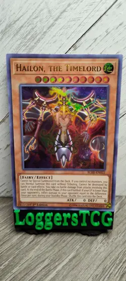 Yu-Gi-Oh! Hailon, the Timelord / BLRR-EN022 1st Edition LP - Image 1