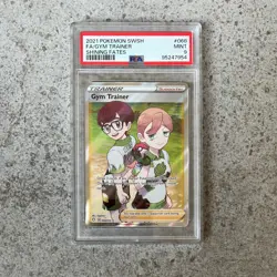 PSA 9 GYM TRAINER full art #068 - Shining Fates Sword & Shield Pokemon Card! - Image 1