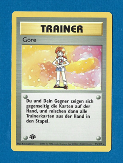 GORE(Lass) UNPLAYED 1999 GERMAN PM 1ST ED BASE SET RARE CARD 75/102 - Image 1