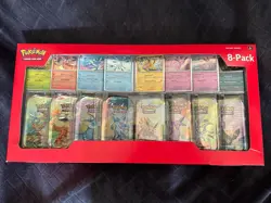 Pokemon TCG Prismatic Evolutions Costco 8 Mini-Tin Bundle Promo Cards NEW SEALED - Image 1