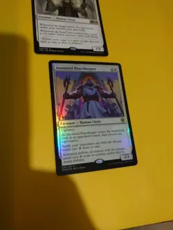 Bishop of Wings M20 & Anointed Peacekeeper DMU foil human cleric MTG 2 Card. - Image 3